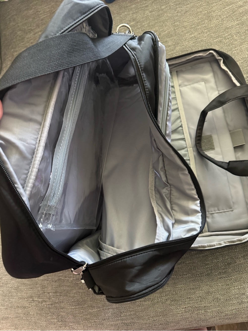 Bagsmart Black Weekender Travel Bag - Picture 6 of 7